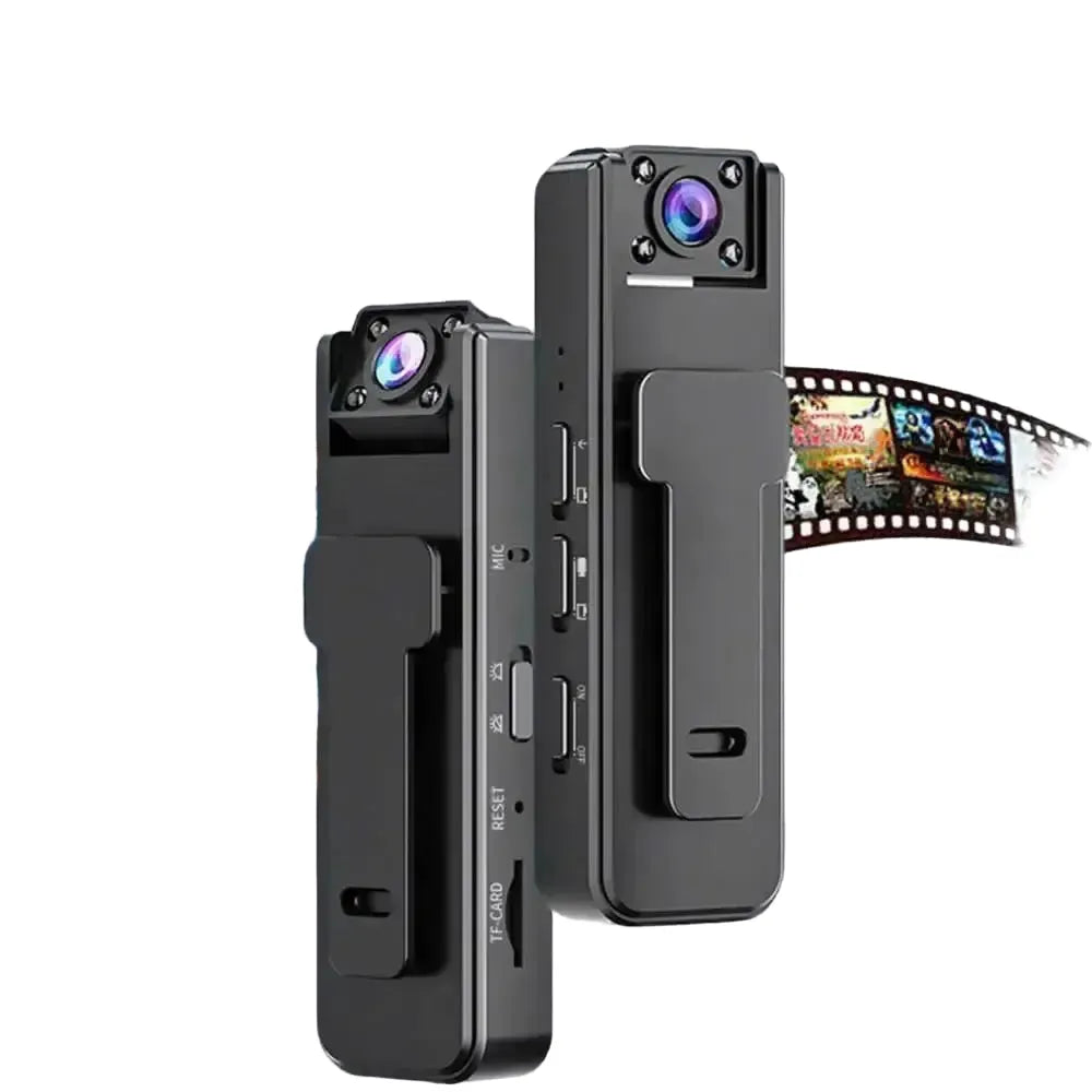 1080P Mini Body Camera With Audio Hands Free Waterproof Wearable Cam