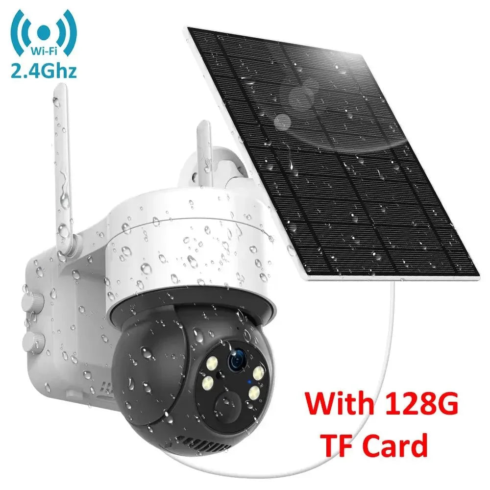 4G Solar PTZ Security Camera For Home
