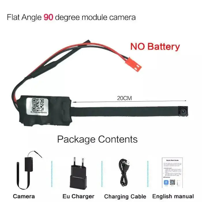 Compact WiFi Nanny Camera With Motion Detection Remote
