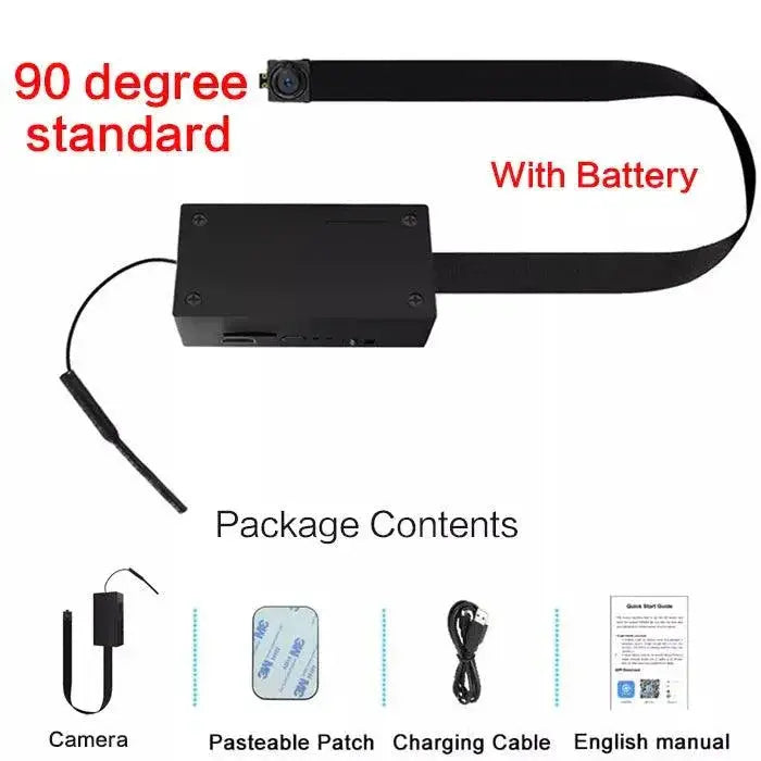 Compact WiFi Nanny Camera With Motion Detection Remote