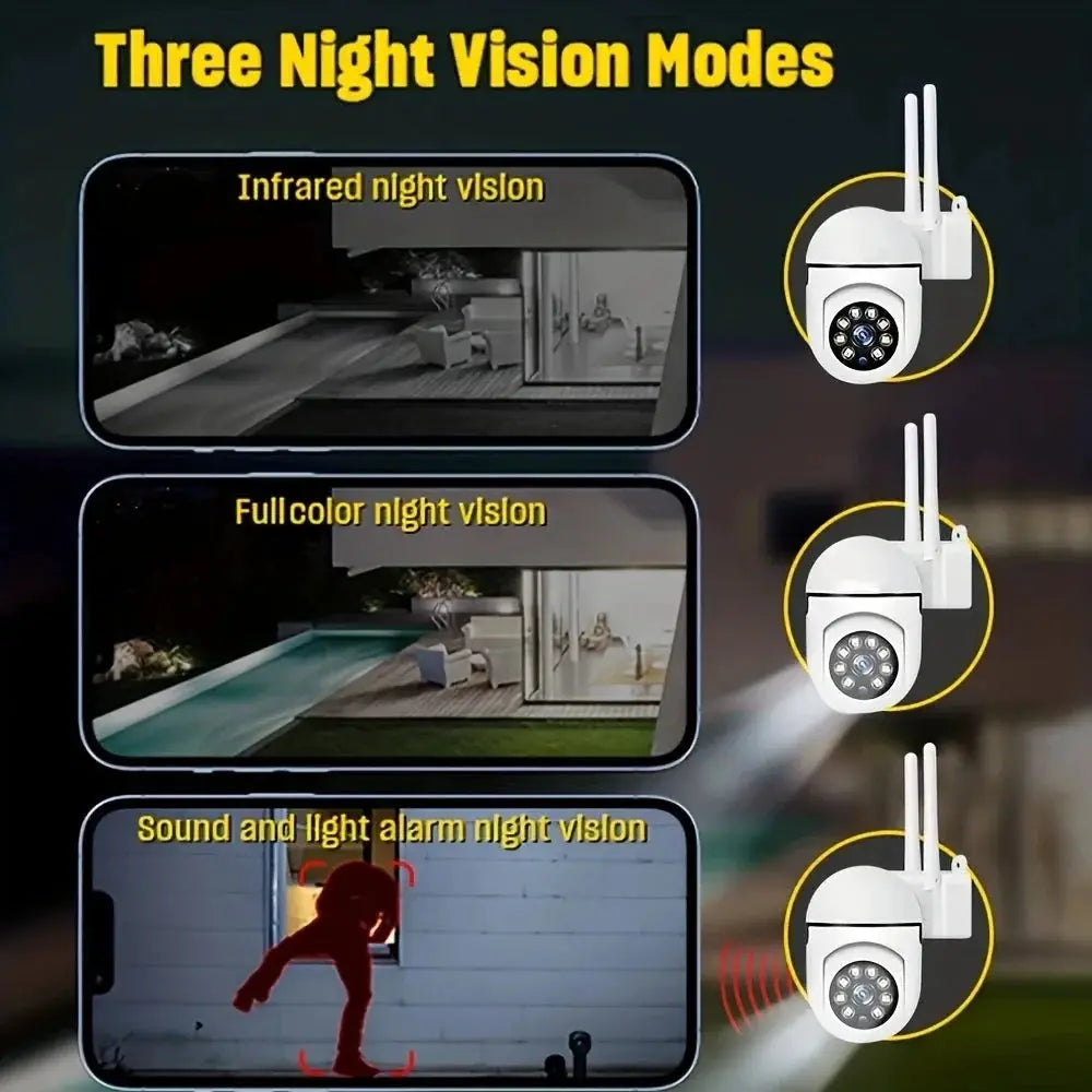 BoyKeep 2 Pack Wireless 1080P Security Cameras With Color Night Vision - stepyours.com