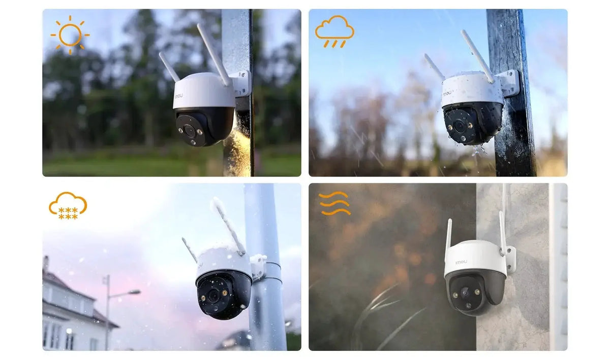 IMOU Cruiser SE Plus Outdoor PTZ WiFi Camera - Color Night Vision AI Detection - stepyours.com