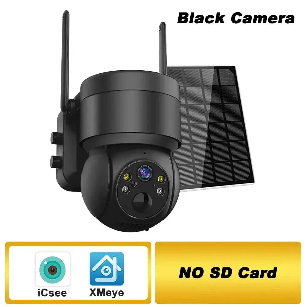 Solar Wireless Security Camera With Color Night Vision