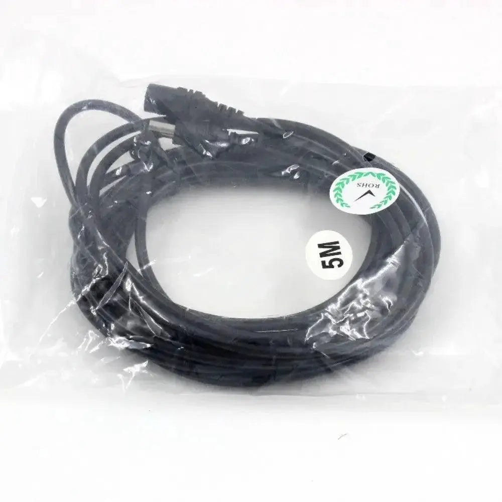 Security Camera Power Extension Cable 16.5ft Male to Female
