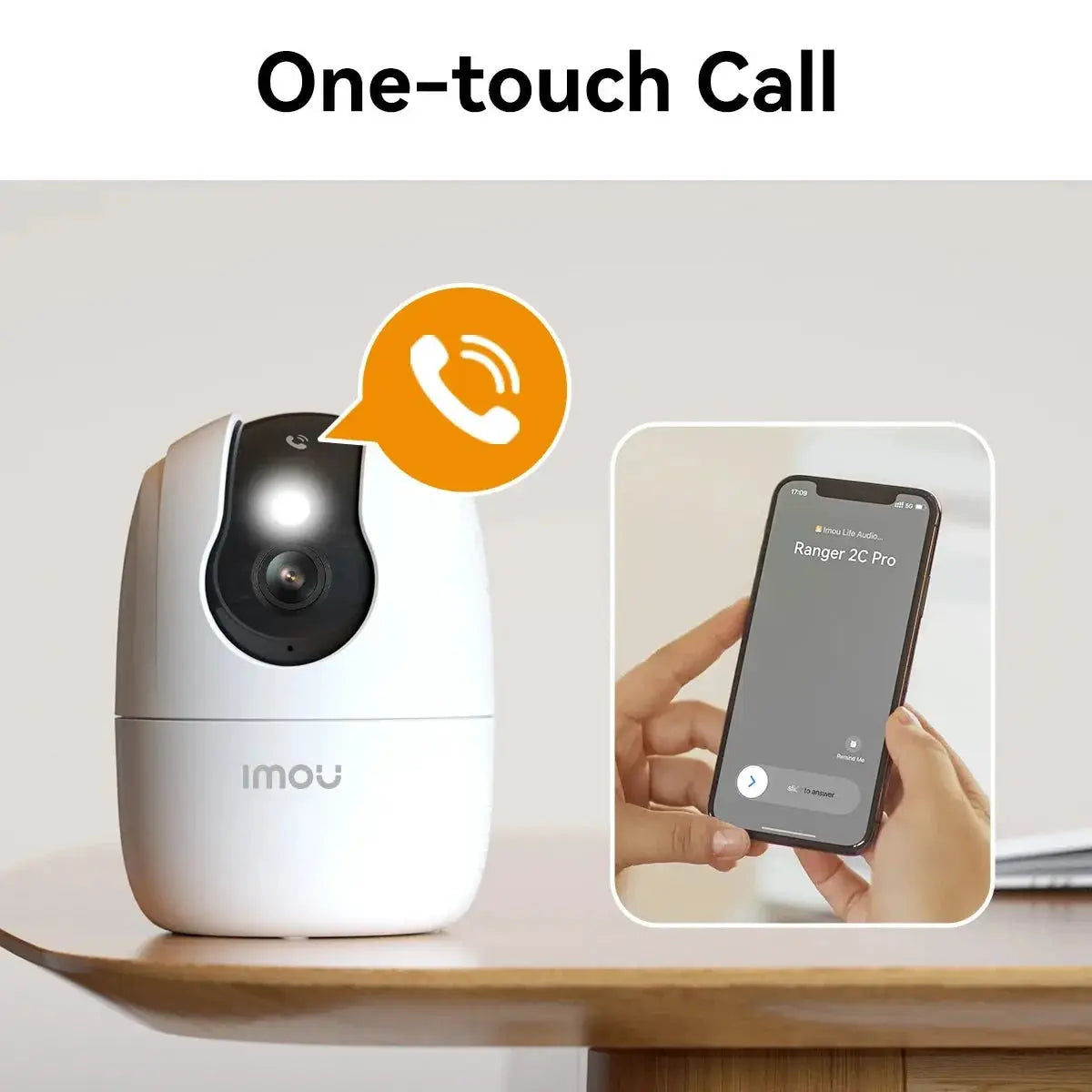 Imou Ranger 2C Pro 3MP WiFi Camera With AI Detection 360 Coverage Two Way Talk - stepyours.com