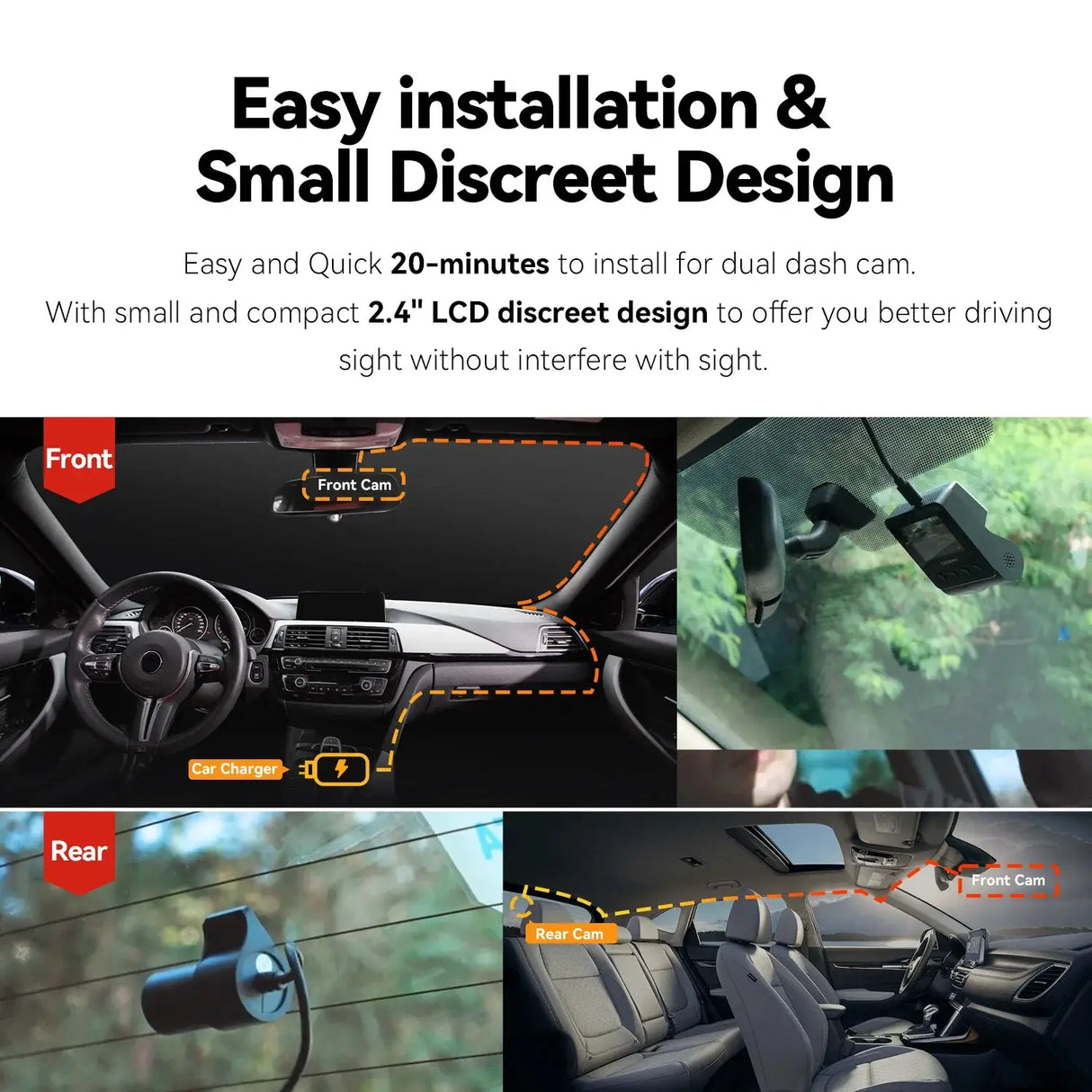 DDPAI Z40 Dash Cam Sony IMX335 1944P HD Video GPS WiFi 360 Rotation - stepyours.com