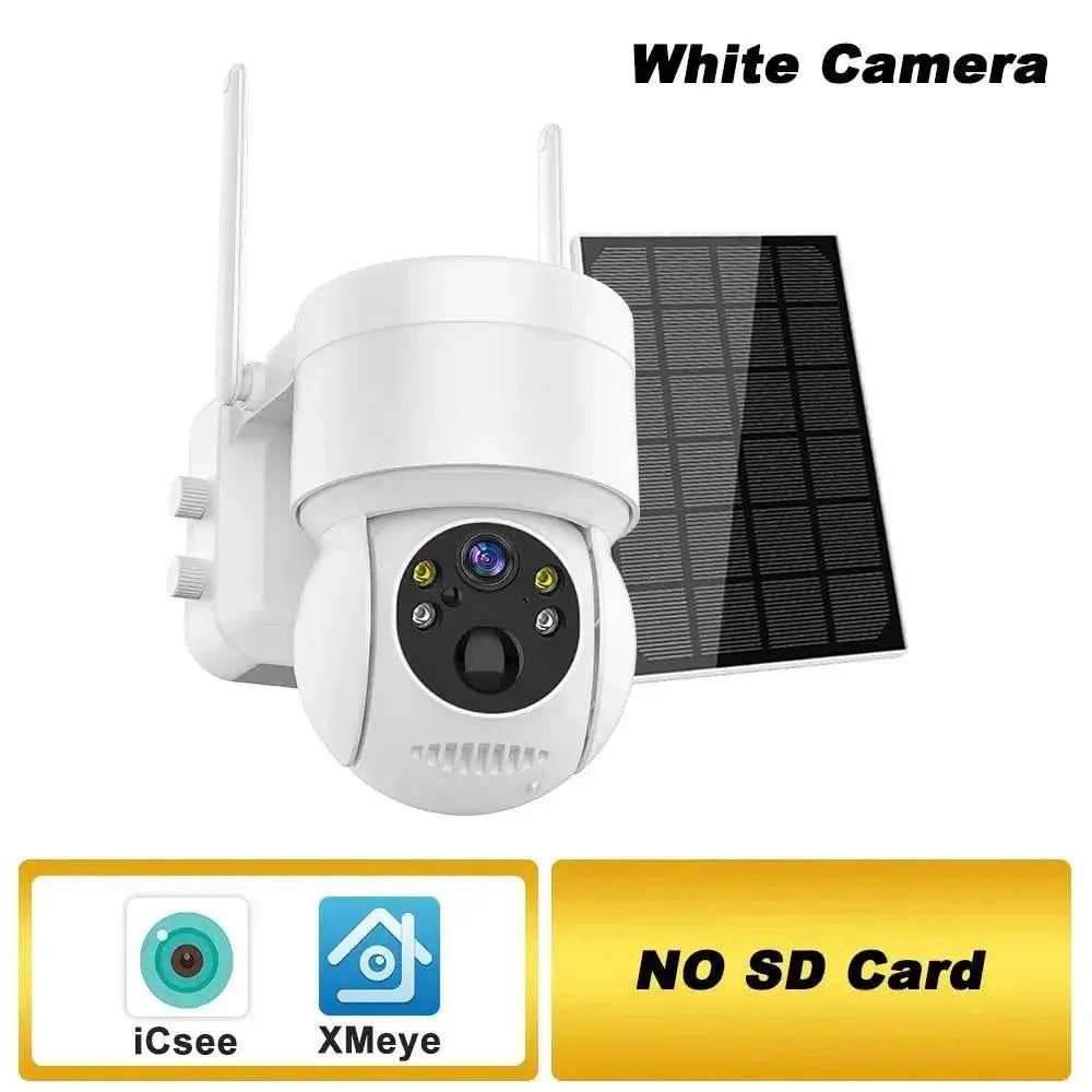 Solar Wireless Security Camera With Color Night Vision