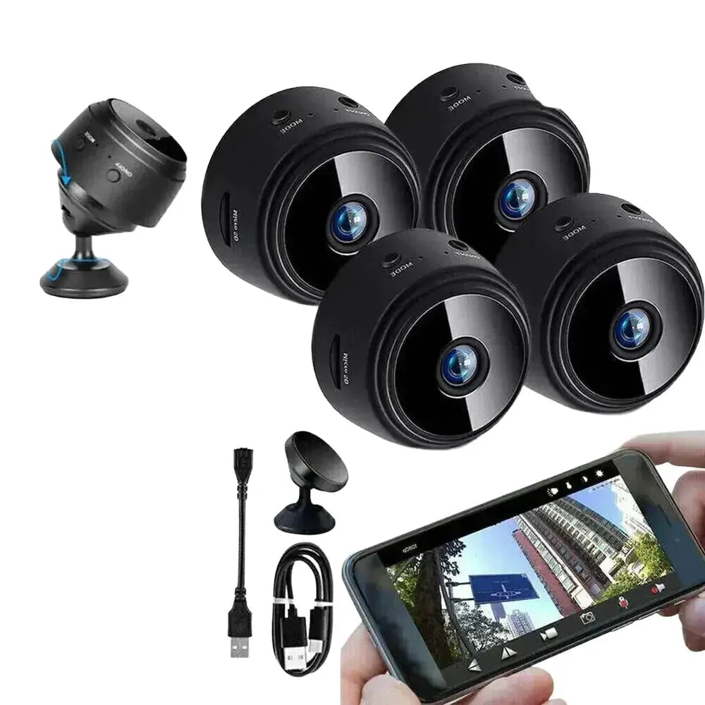 A9 Mini Camera - WiFi Wireless Security For Remote Home Monitoring Hooks - stepyours.com