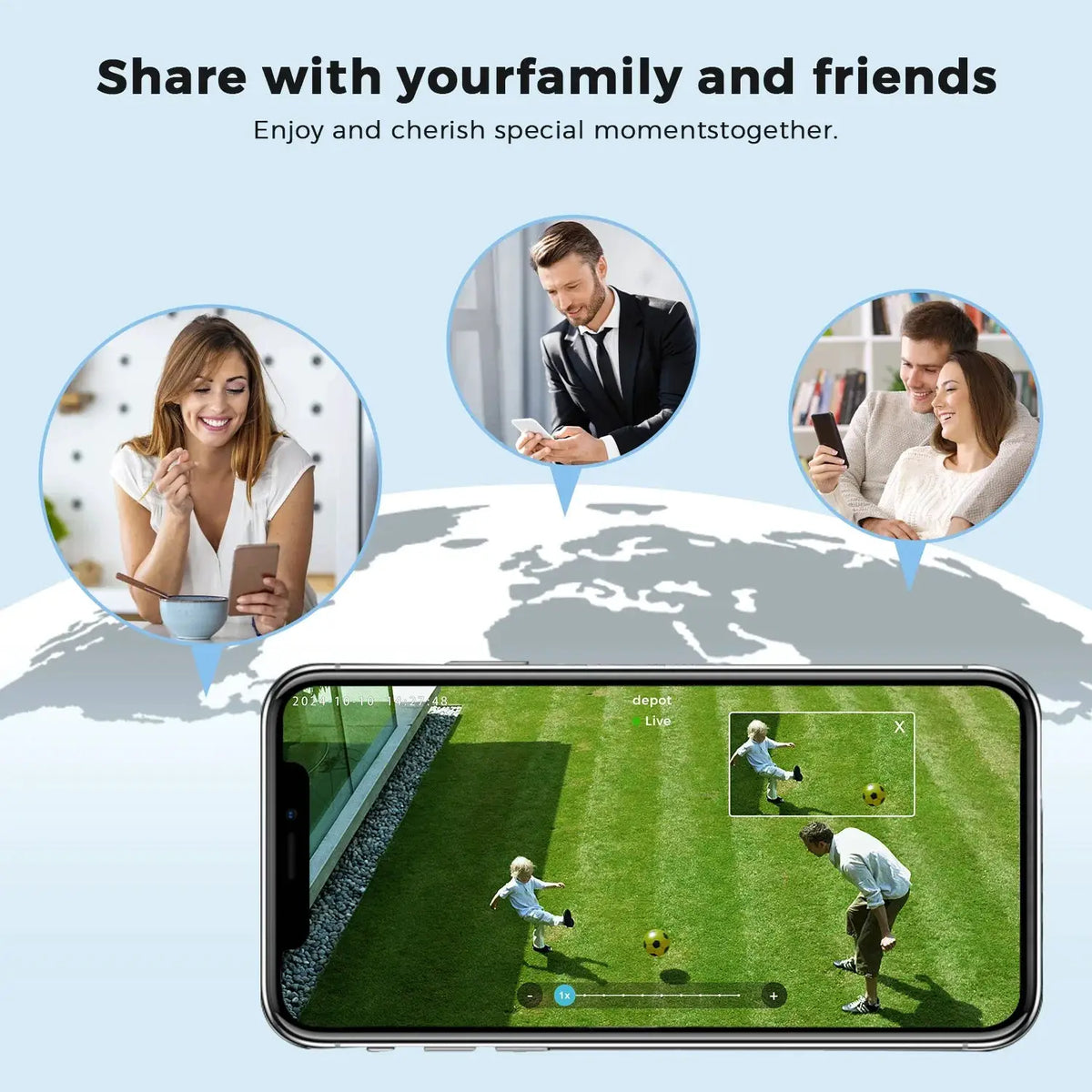 Abuntu 15MP 8K PTZ WiFi Outdoor Camera - 10X Zoom AI Human Detection - stepyours.com