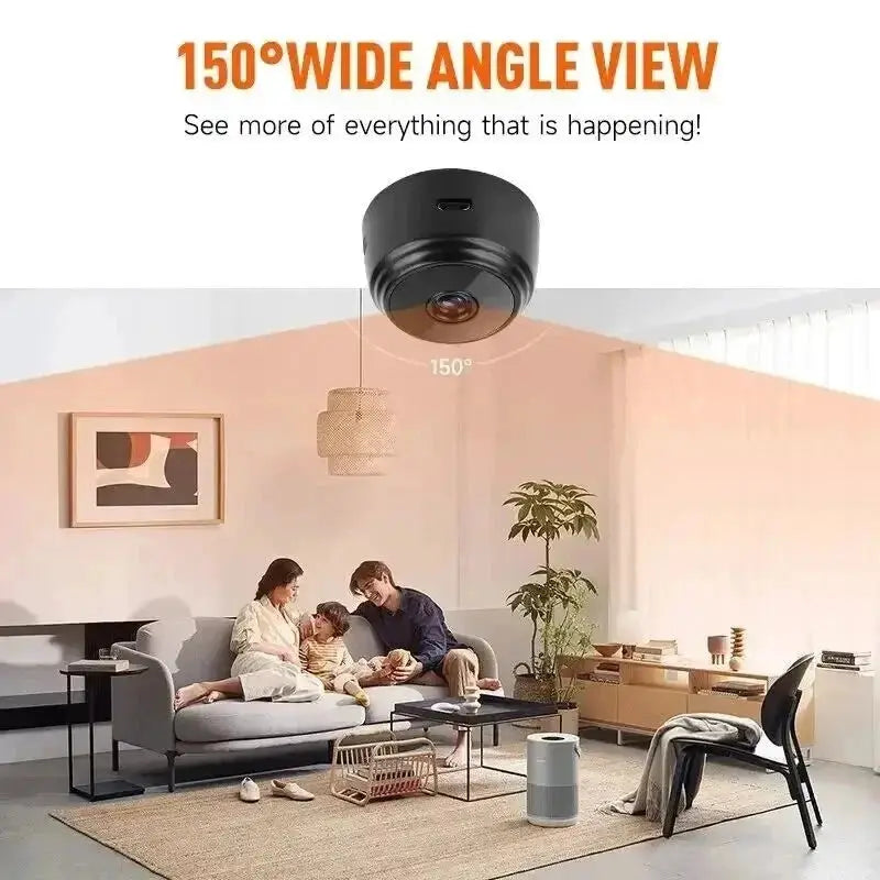 A9 Mini Camera - 1080P WiFi Security for Home Surveillance and Remote Monitoring - stepyours.com