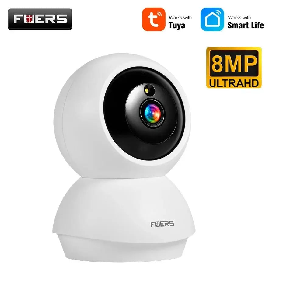Fuers 4K 8MP Indoor IP Camera WiFi With Auto Tracking - Tuya App Compatible - stepyours.com