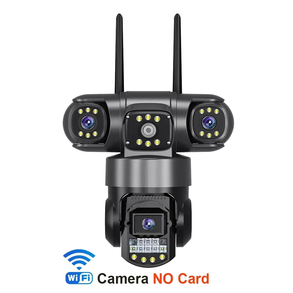 V380 Pro WiFi IP Camera Outdoor 12MP 6K Triple Lens Night Vision - Weatherproof by stepyours.com