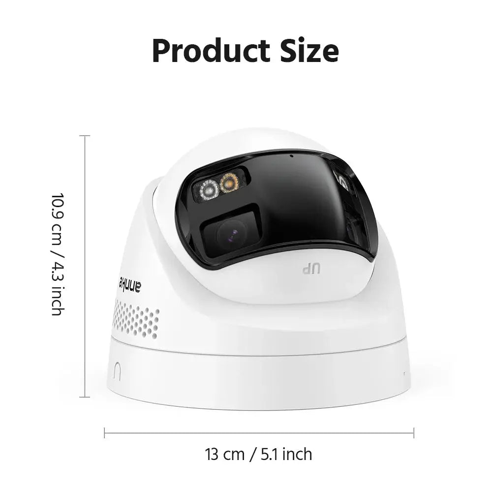 Annke 8MP Dual Lens IP PoE Security Camera Human Detection And Two Way Audio - stepyours.com