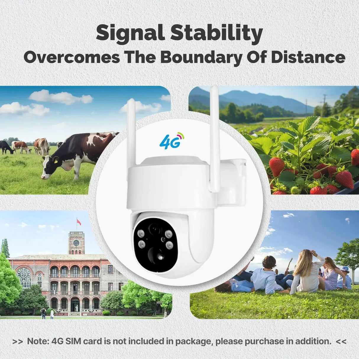 MOES Tuya 4G WiFi 4MP Solar Outdoor Security Camera With Full Color Night Vision - stepyours.com