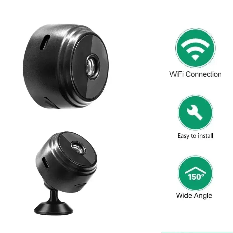 A9 Mini Camera - 1080P WiFi Security for Home Surveillance and Remote Monitoring by stepyours.com