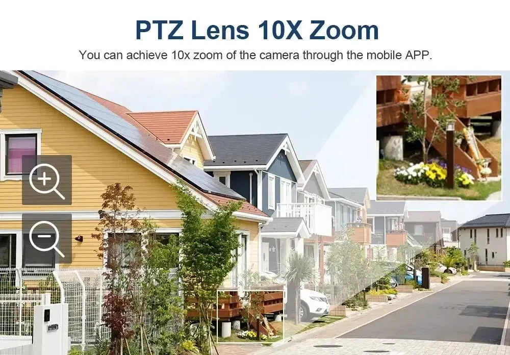 DIFANG 20MP Outdoor Security Camera With 10x Zoom And Auto Tracking - stepyours.com