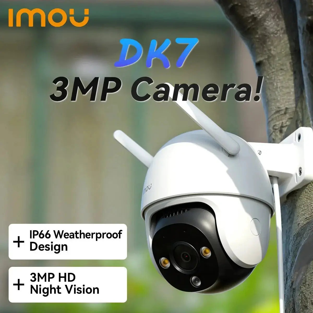 IMOU Cruiser SE Plus Outdoor WiFi Camera AI Human Detection Night Vision - stepyours.com