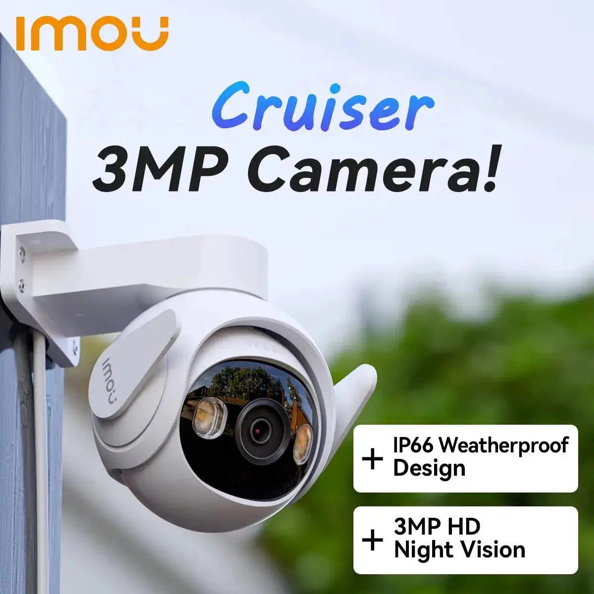 IMOU DK7 3MP Outdoor WiFi Camera With Color Night Vision Smart AI Detection - stepyours.com