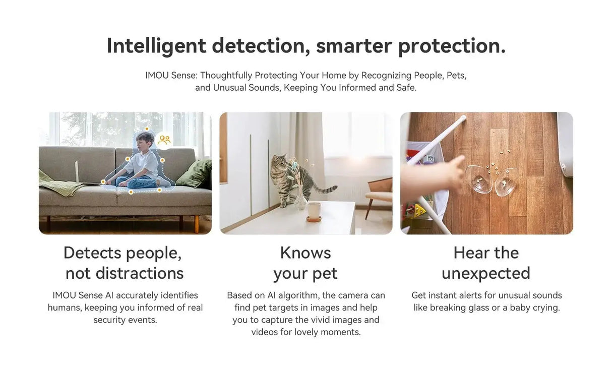 Imou Ranger 2C Pro 3MP WiFi Camera With AI Detection 360 Coverage Two Way Talk - stepyours.com