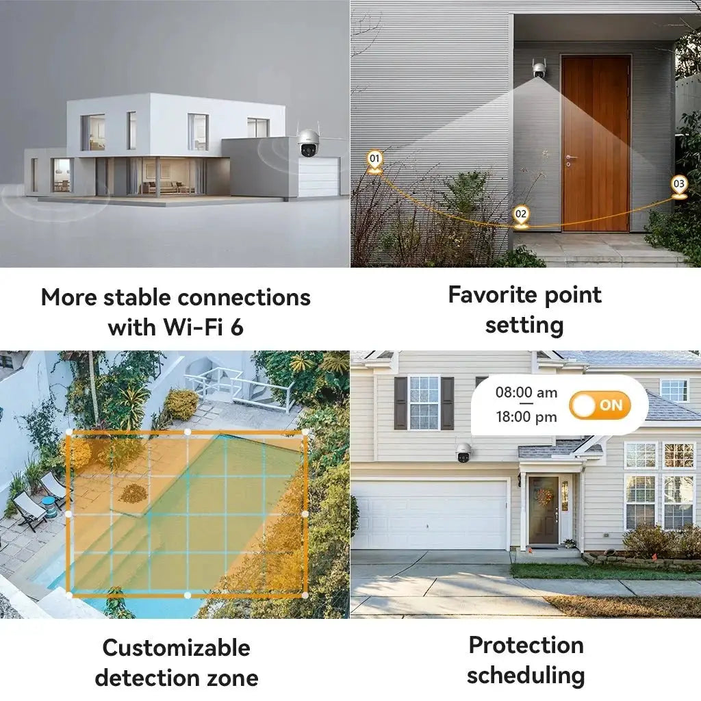 IMOU DK7 3MP Outdoor WiFi Camera With Color Night Vision Smart AI Detection - stepyours.com