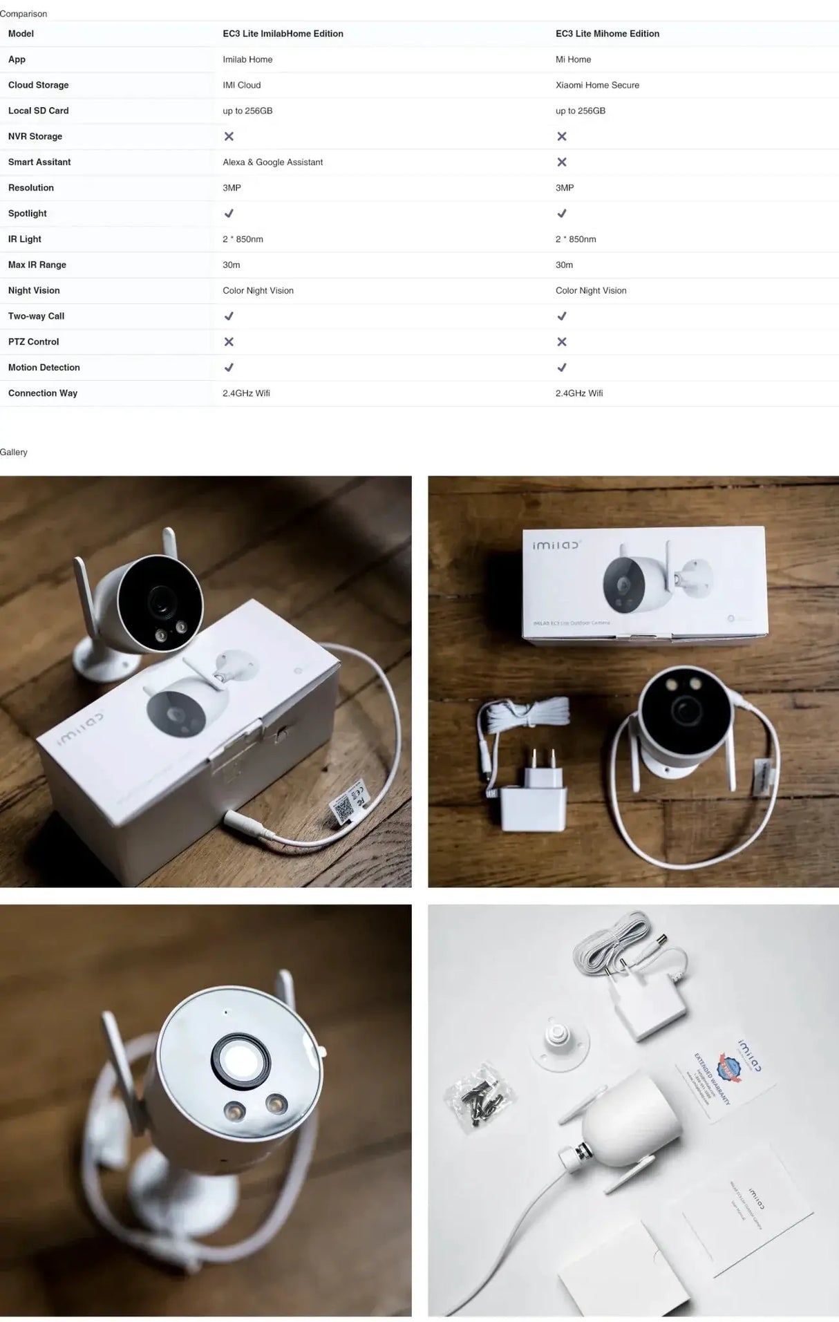 IMILAB EC3 Lite Outdoor Security Camera - 2K HD Color Night Vision - stepyours.com