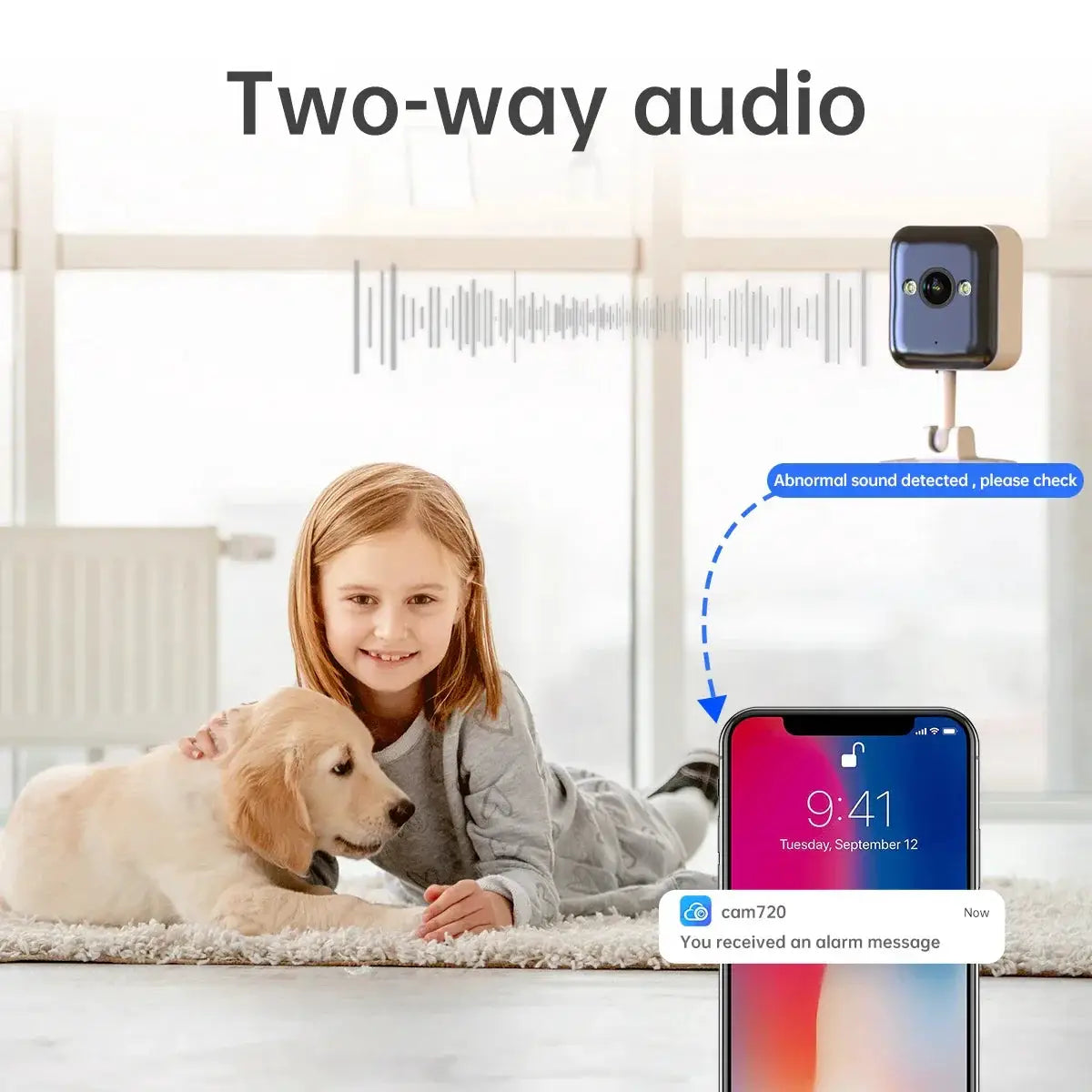 JOOAN 1080P Outdoor WiFi Security Camera With Night Vision