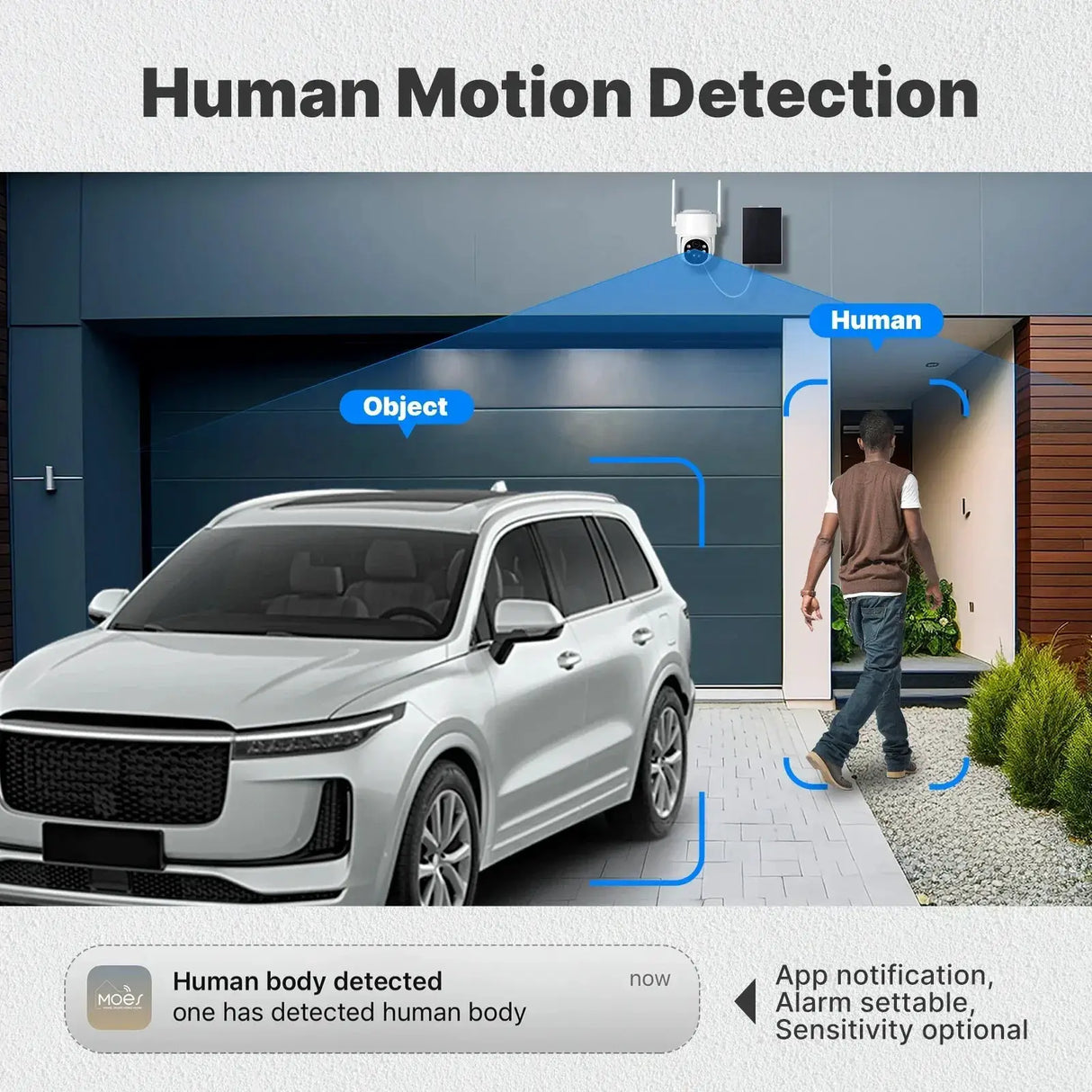 MOES Tuya 4G WiFi 4MP Solar Outdoor Security Camera With Full Color Night Vision - stepyours.com