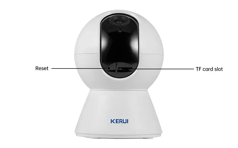 Kerui 5MP Tuya Smart Mini WiFi IP Camera Indoor Security - AI Humanoid Detection - stepyours.com