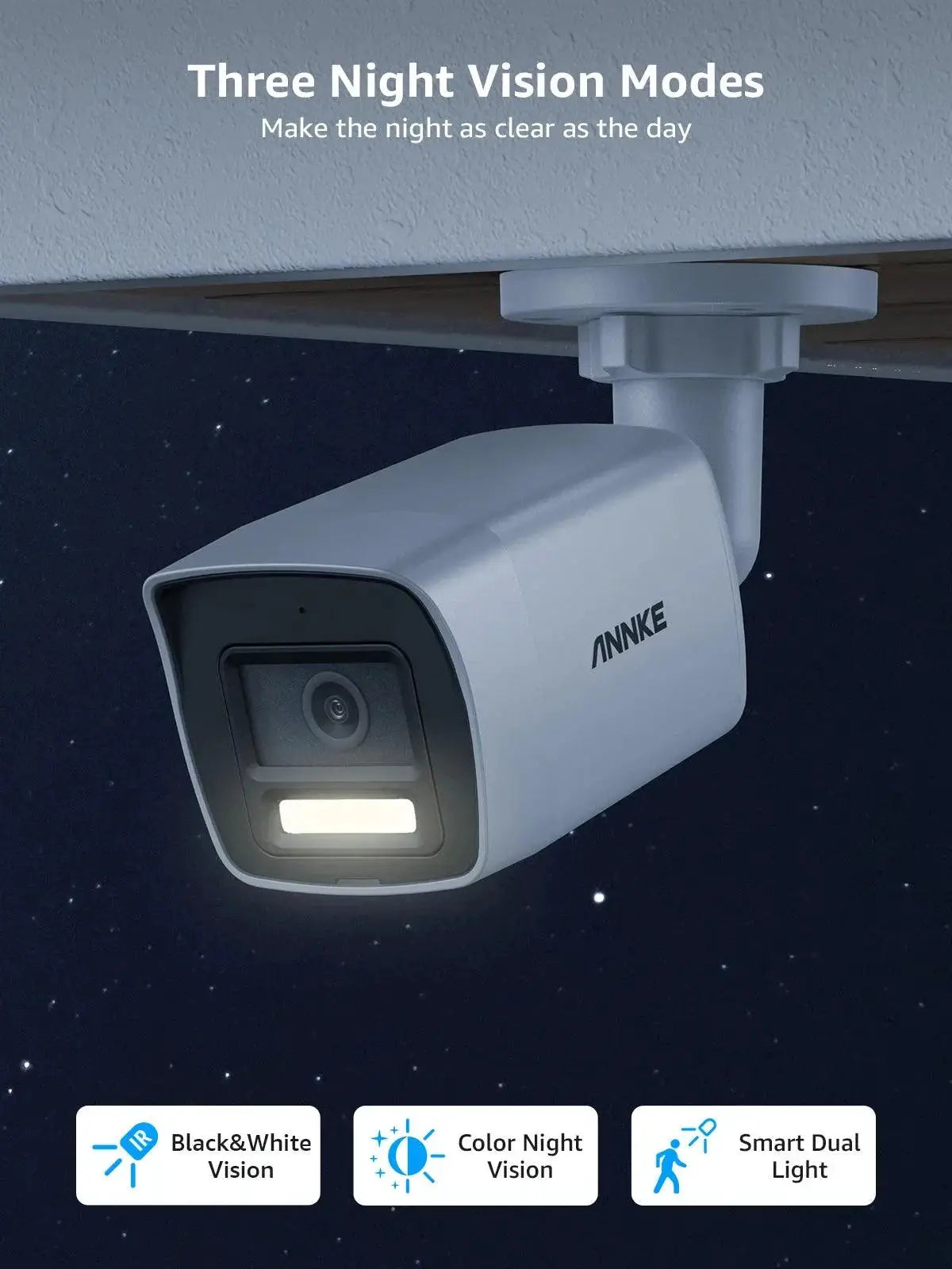 8MP Weatherproof Surveillance Camera With Microphone