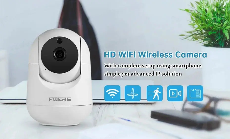 Fuers 5MP WiFi Camera Tuya Smart Home Security Monitor - ESCAPION