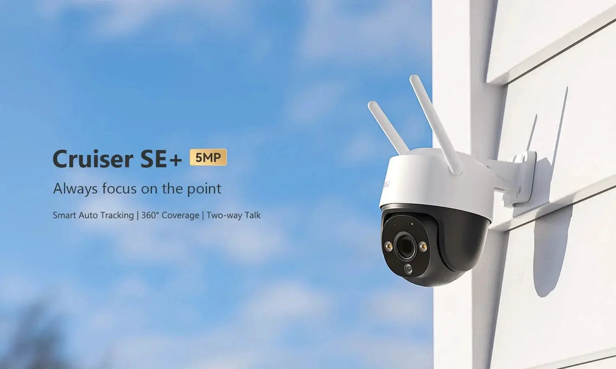 IMOU Cruiser SE Plus Outdoor WiFi Camera AI Human Detection Night Vision - stepyours.com