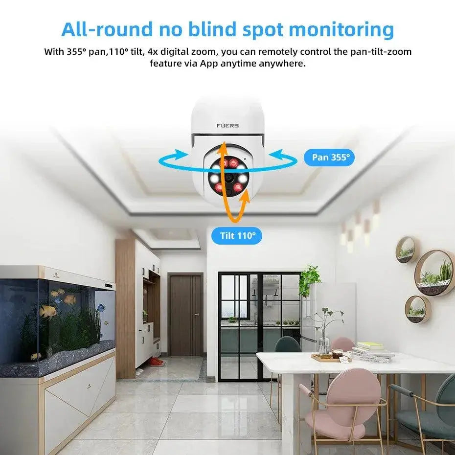 Indoor Smart WiFi Security Camera 3MP HD Pet Monitor