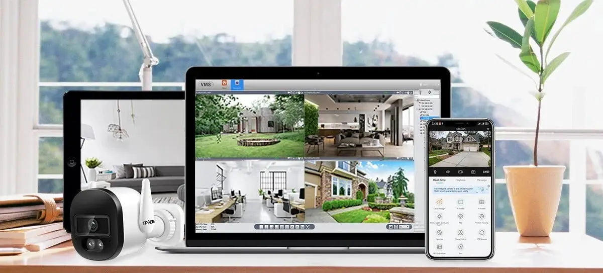 TPTEK 3MP WiFi Outdoor Bullet Camera - AI Human Detection, IP66 Weatherproof - stepyours.com