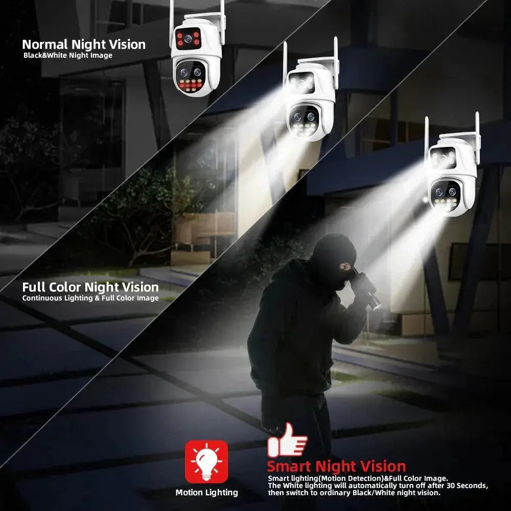 Outdoor Wifi Surveillance Camera With AI Auto Tracking