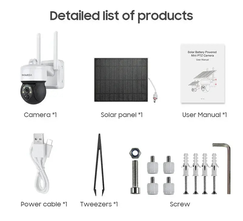 Shiwojia 5W 4G Solar Camera WiFi Tuya Smart Outdoor Cam