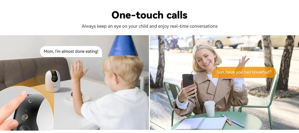 Imou Ranger 2C Pro 3MP WiFi Camera With AI Detection 360 Coverage Two Way Talk - stepyours.com