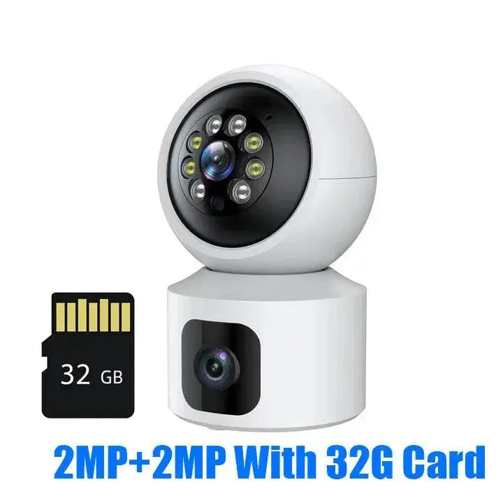 Hiseeu 4MP PTZ IP Security Camera Color Night Vision System