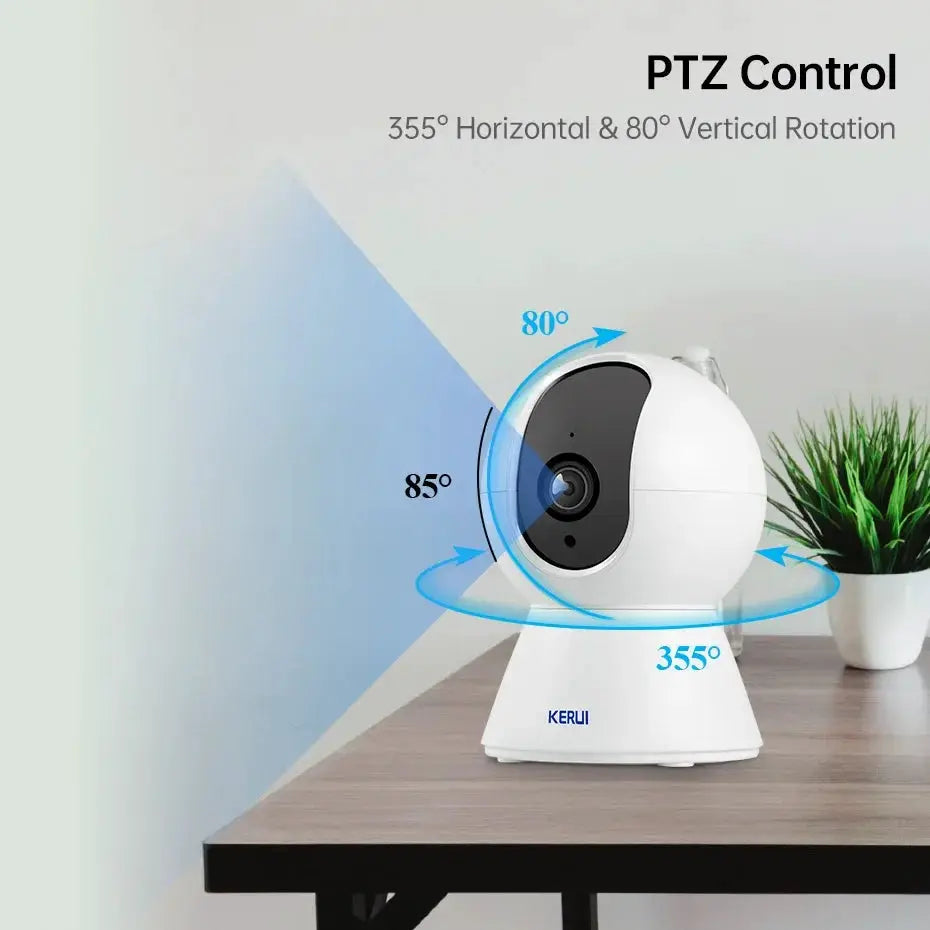 Kerui 5MP Tuya Smart Mini WiFi IP Camera Indoor Security - ESCAPION