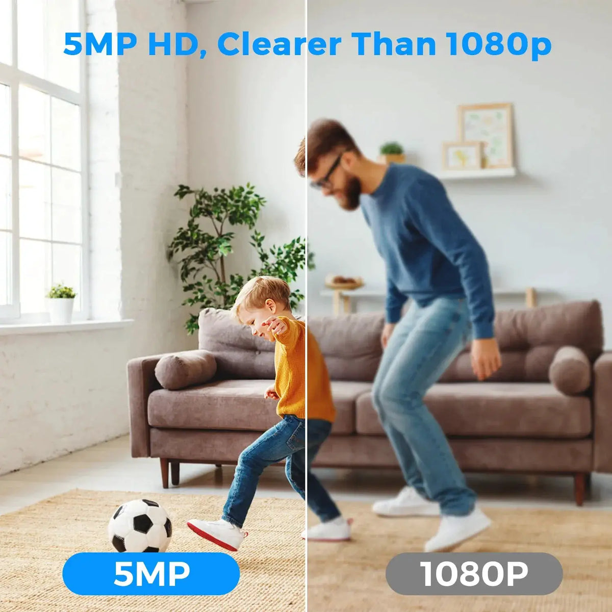 BESDER 5MP Indoor Cube Camera - AI Human Detection And Two - Way Audio - stepyours.com
