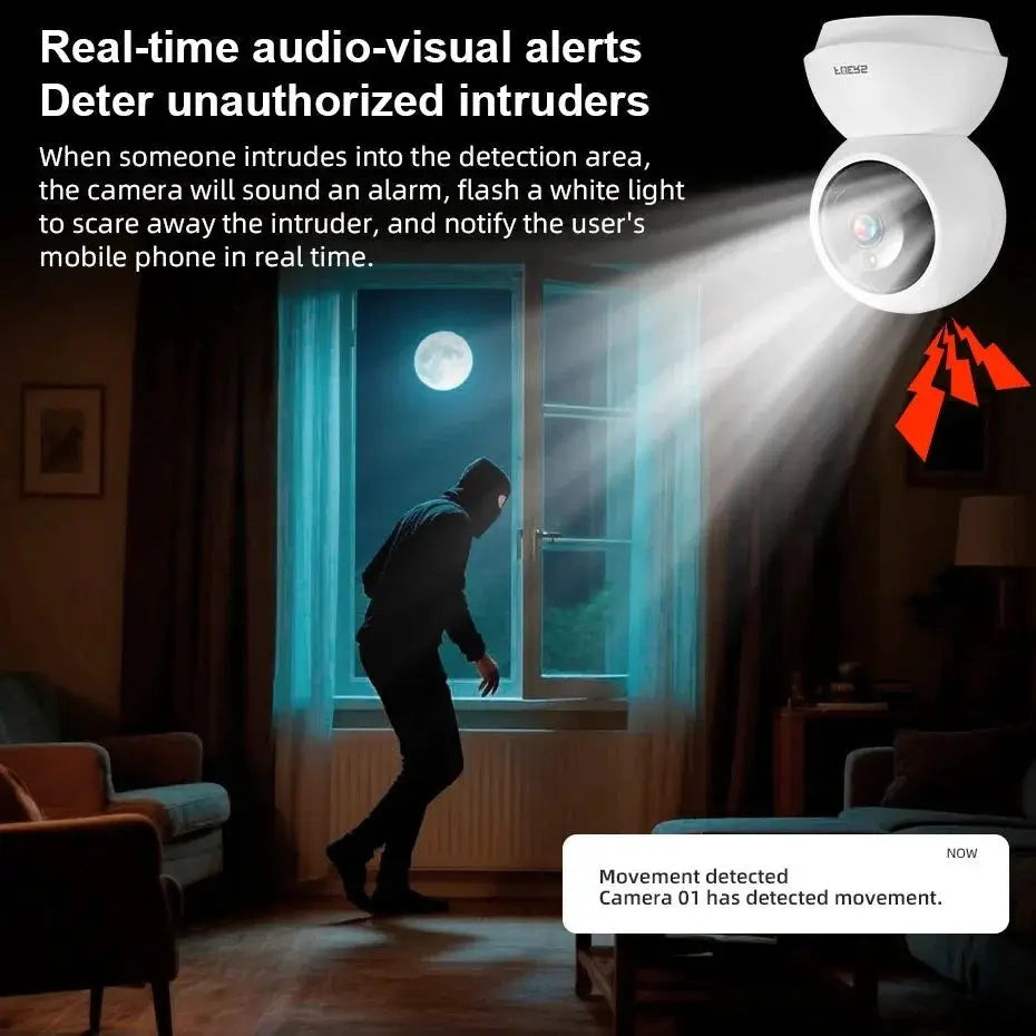 Fuers 4K 8MP Indoor IP Camera WiFi With Auto Tracking - Tuya App Compatible - stepyours.com