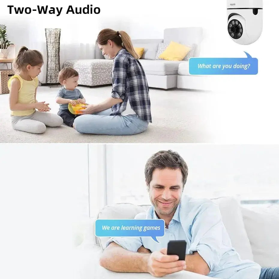 Indoor Smart WiFi Security Camera 3MP HD Pet Monitor