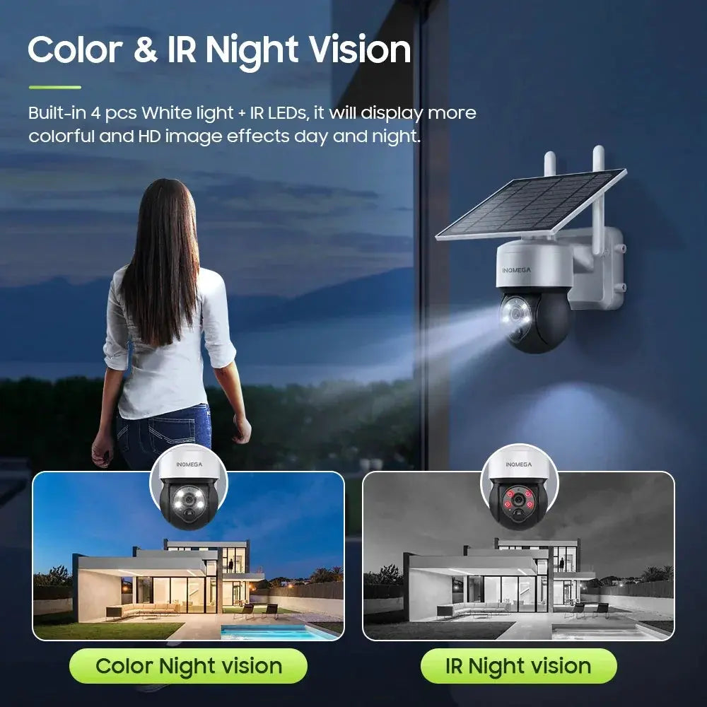 Shiwojia 5W 4G Solar Camera WiFi Tuya Smart Outdoor Cam