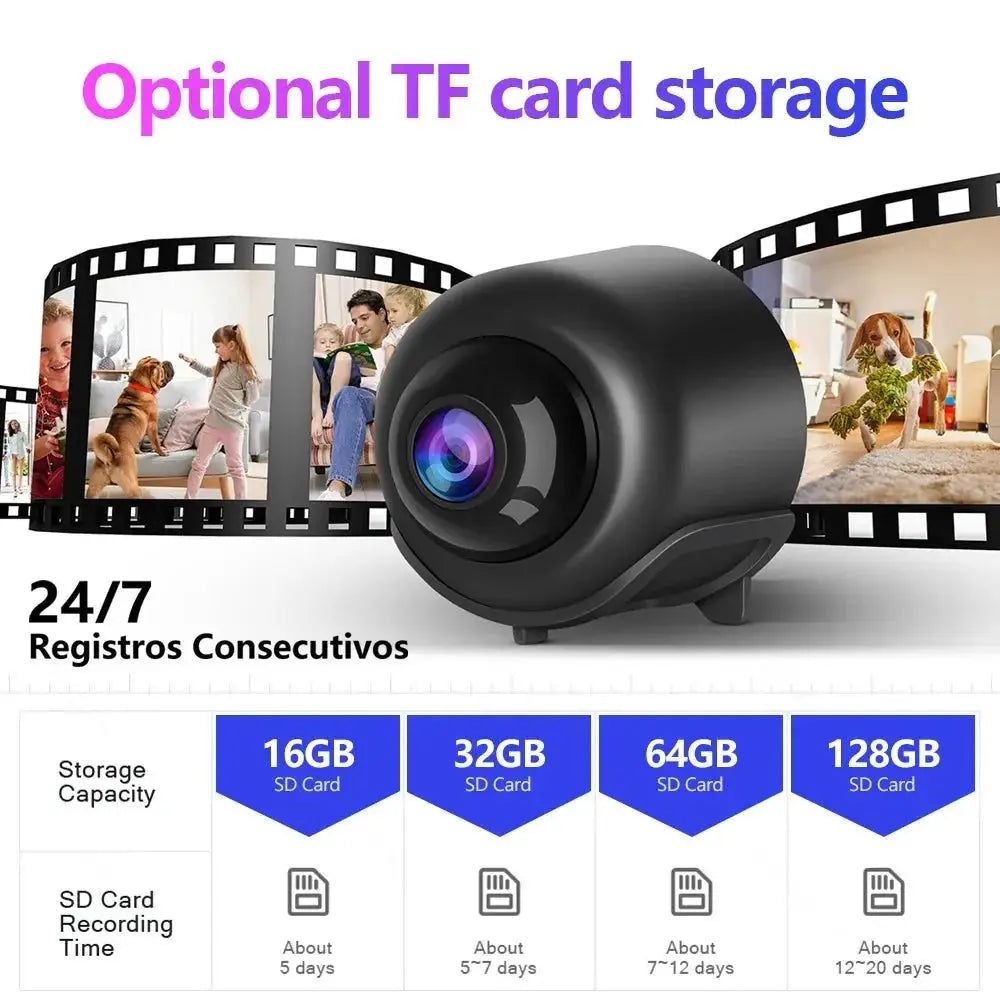 X5 Mini WiFi Camera 2024 Night Vision Indoor Home Security Recorder - stepyours.com