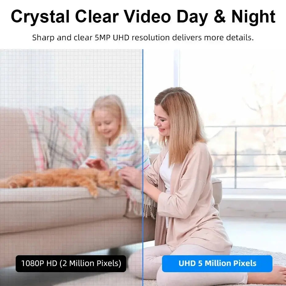 Fuers 4K 8MP Indoor IP Camera WiFi With Auto Tracking - Tuya App Compatible - stepyours.com