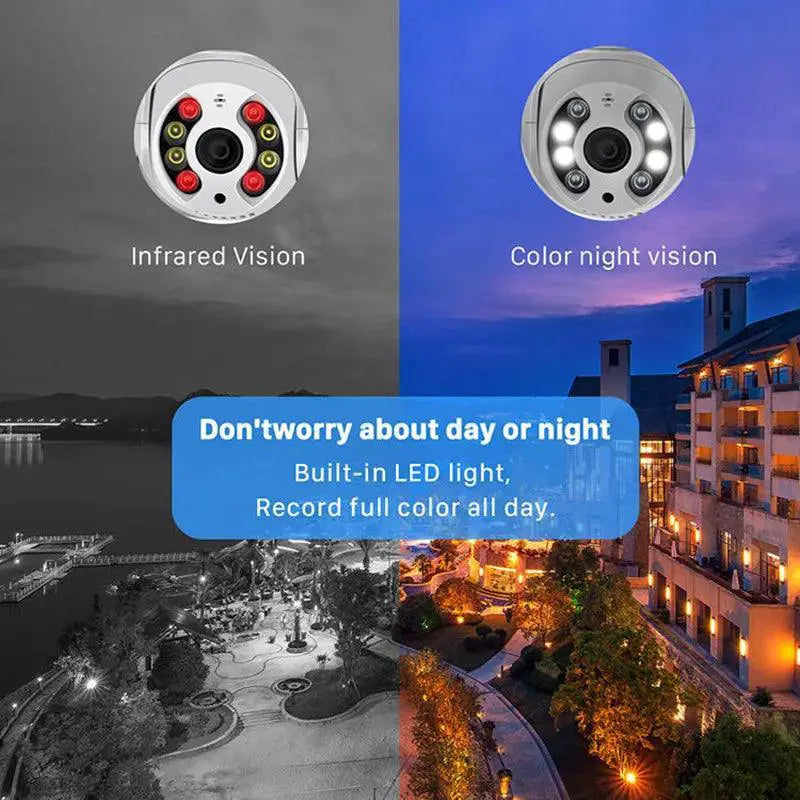 Auto Tracking Outdoor Security Camera 8MP 4K Smart IR Pro