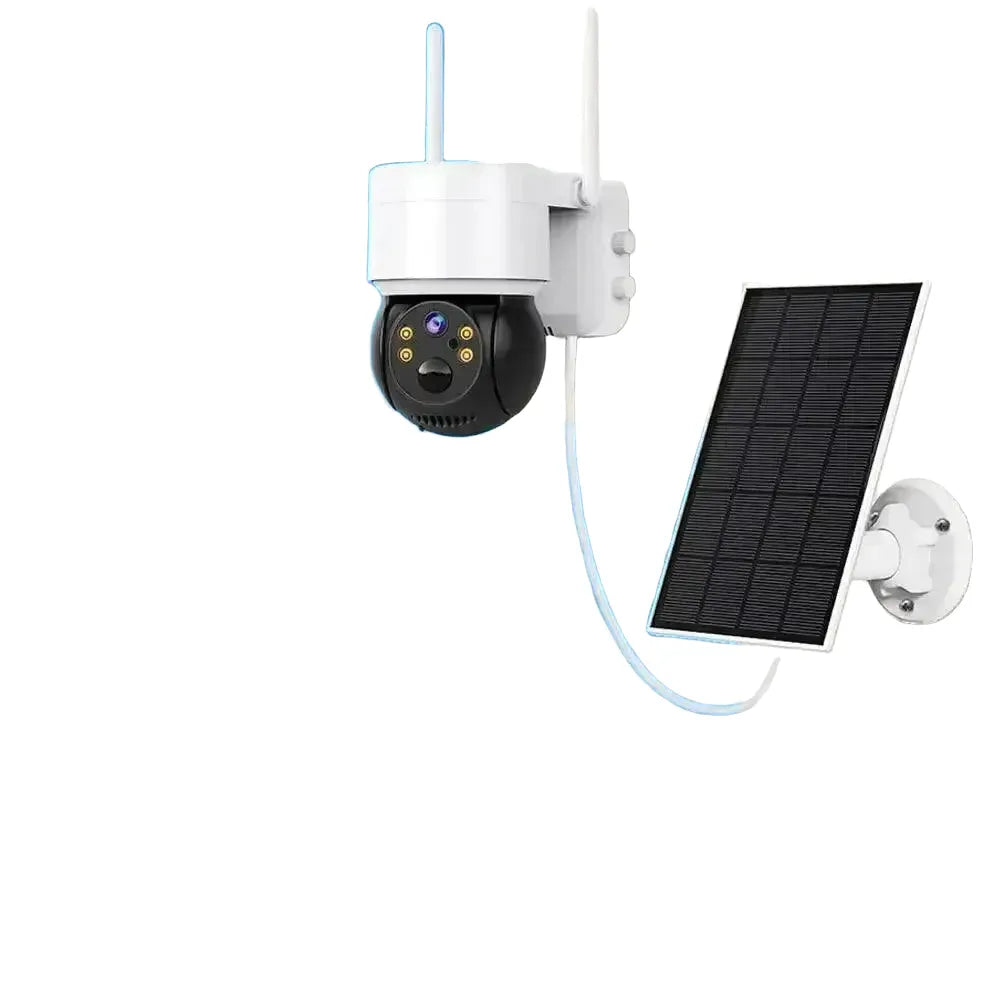 Solar Wireless Security Camera With Night Vision And PIR