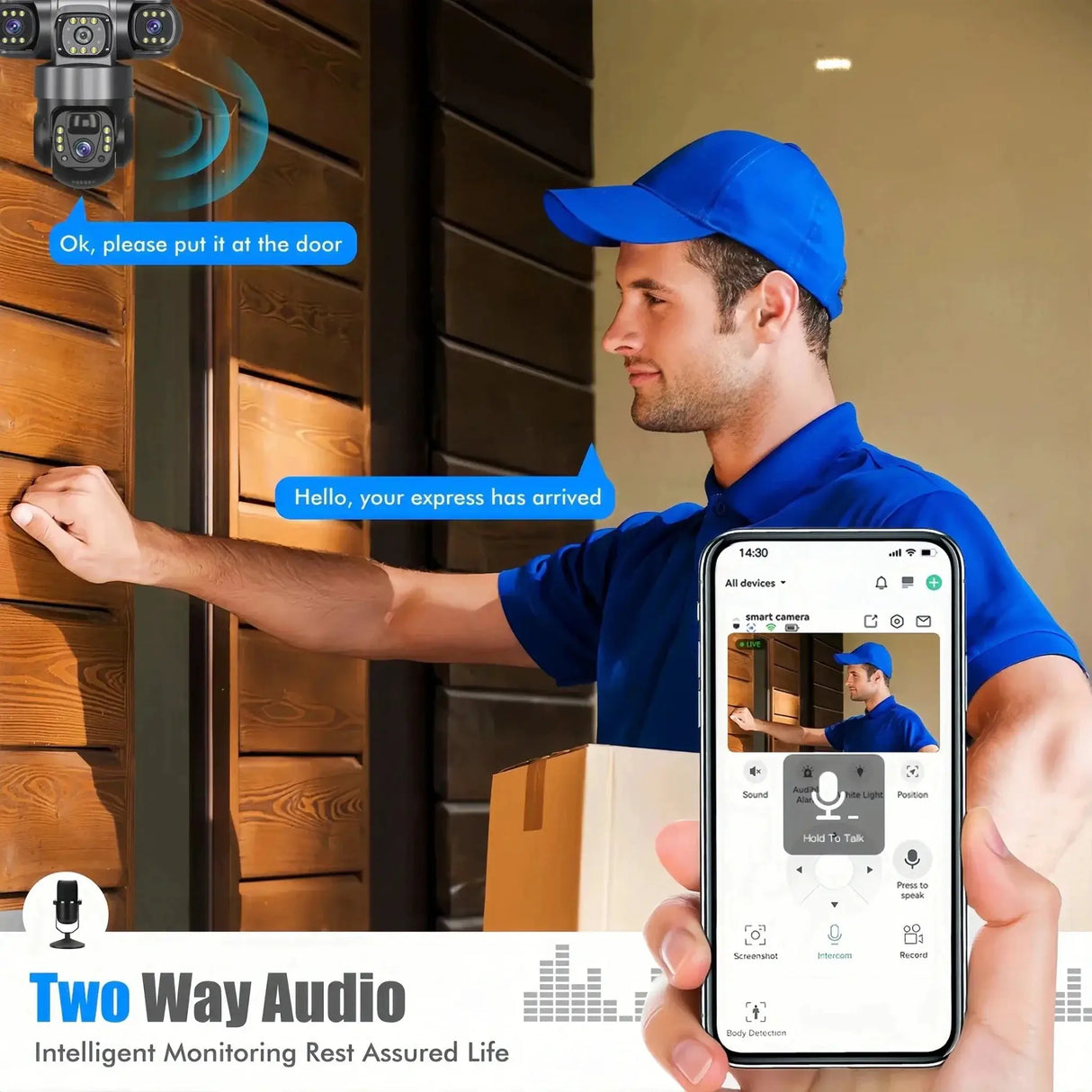 2 Pack Outdoor Security Camera System - 15MP Triple Lens 4G Solar Auto Tracking - stepyours.com