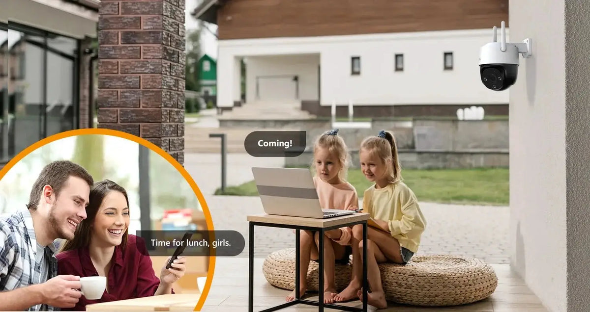 IMOU Cruiser SE Plus Outdoor PTZ WiFi Camera - Color Night Vision AI Detection - stepyours.com
