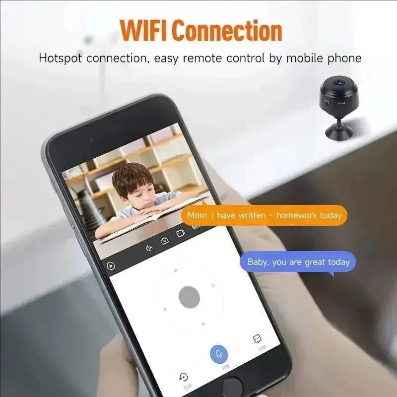 A9 Mini WiFi Camera for Home Security and Remote Monitoring with Easy Setup