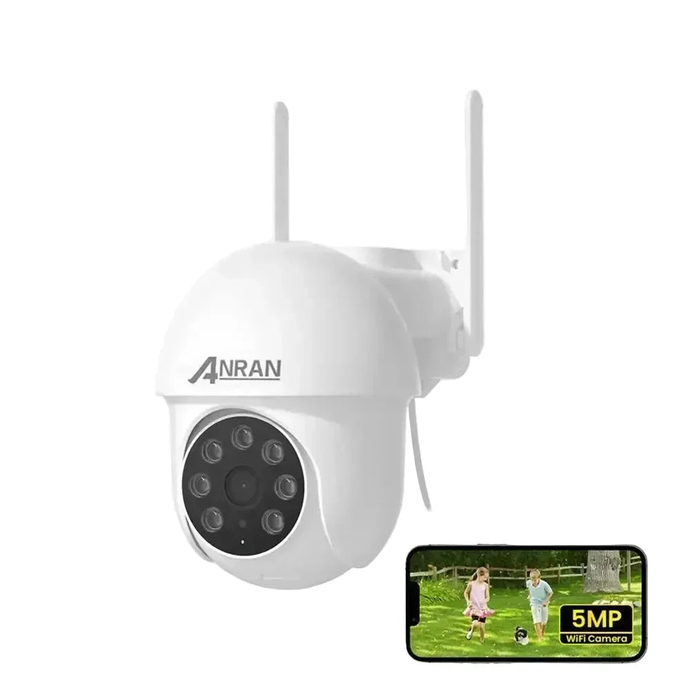 Anran 5MP Wired Security Camera IP66 Weatherproof Ready For Alexa Auto Tracking